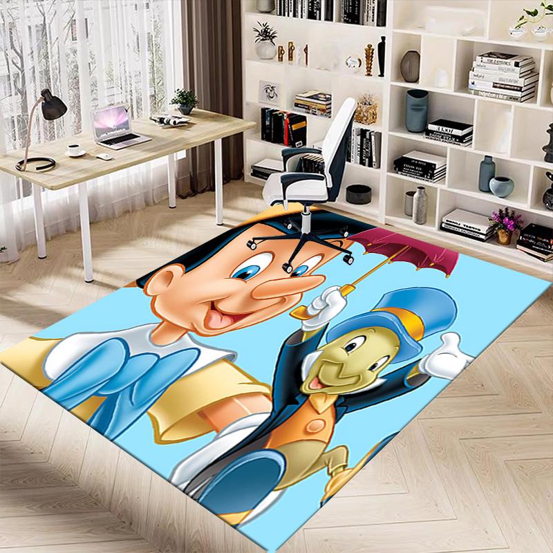 Pinocchio Jiminy Cricket Carpet For Playroom Bedroom Living Room Sofa Home Decorkids Game Area Rug Nonslip Floor Mat
