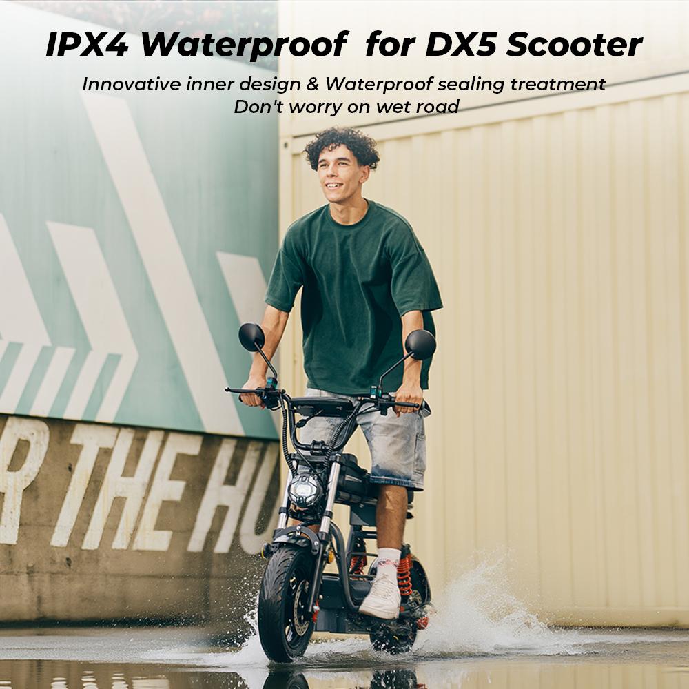 iScooter DX5 Electric Scooter 15.6Ah 16'' Tires NFC Start  60-72KM Range Adult scooter Max Load 150KG escooters