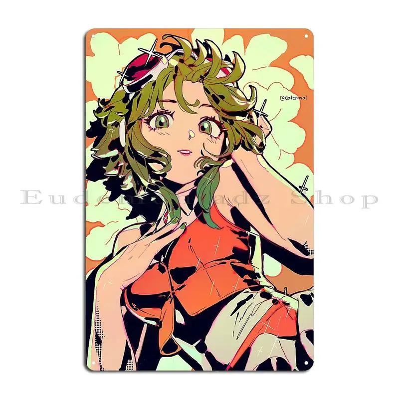 Megpoid gumi Metallschilder Bar Design Vintage Druck Club Blechschild Poster