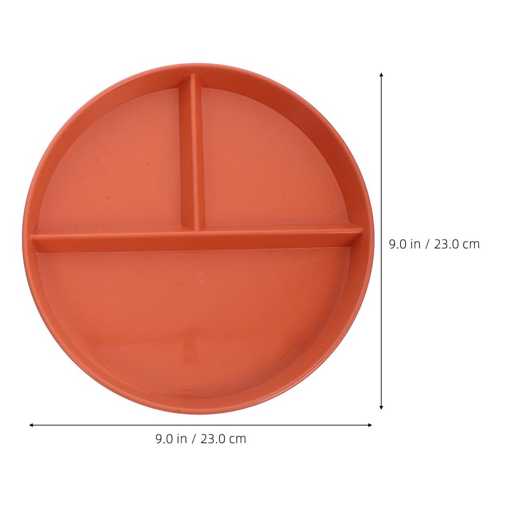 NUOLUX Lunch Divided Plates for and Scandinavian Dishwasher and Microwave Set of Cafe Style Plates, Single-Plate Pasta, Curry, Salad, Stylish, Design,
