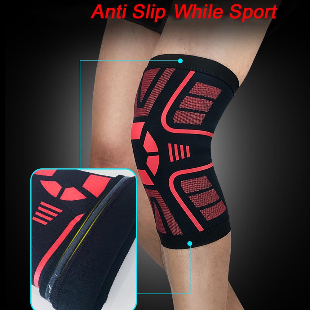 1 szt. Profesjonalny sportowy stabilizator kolana, rękawy kompresyjne na kolana dla mężczyzn i kobiet, wsparcie kolana do biegania, ćwiczeń, siłowni, wędrówek