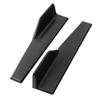One Pair Car Side Skirt Spoiler Rocker Splitter Wing Anti-Scratch Matt Black