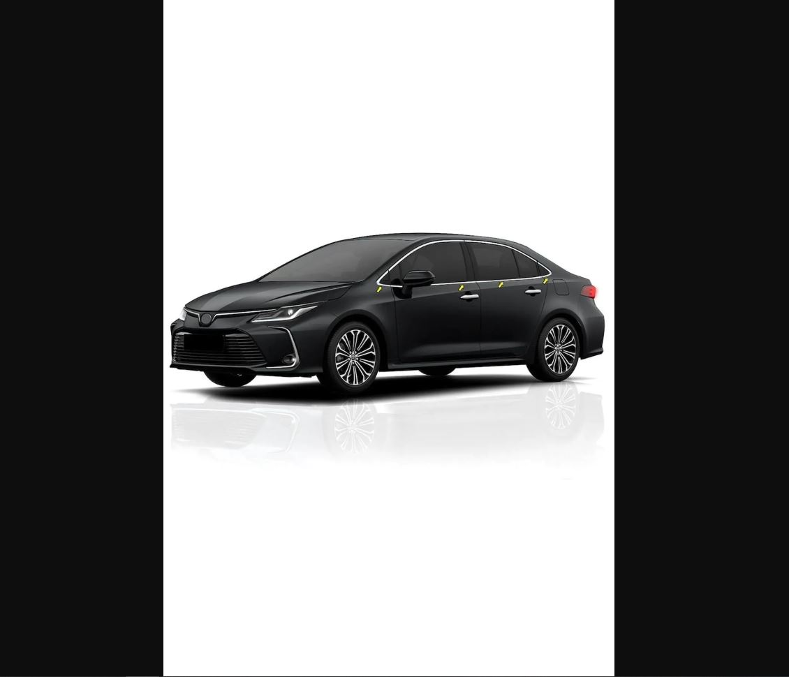 

Для моделей Toyota Corolla Window Streamer Frame Full Chrome Nickel після 2019 року