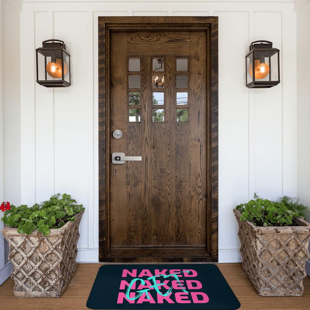 Get Naked Doormat Non-Slip Kitchen Bath Mat Bedroom Balcony Floor Door Entrance Carpet Rug