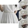 White Versatile Pearl Waist Belt For Women Ideal For Summer Fashion And Outfits Everyday