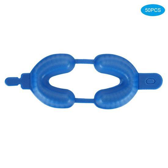 50Pcs/Set Disposable Fluoride Tray Dual Arch Trays  Dental Accessory Tools Size L