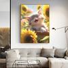 Full Diamond Embroidery Cat Animal New Collection Kits Art Diamond Painting Sunflower Mosaic Home Decoration