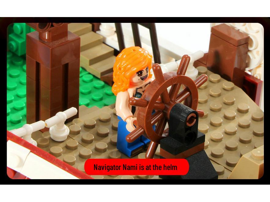 Thousand Sunny Schiff Kompatible Lego Steine - One Piece Pädagogisches Bauset für Jungen (S Marke 6298)