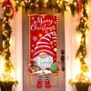 Christmas Door Curtain Flag Outdoor Gift Background Decoration