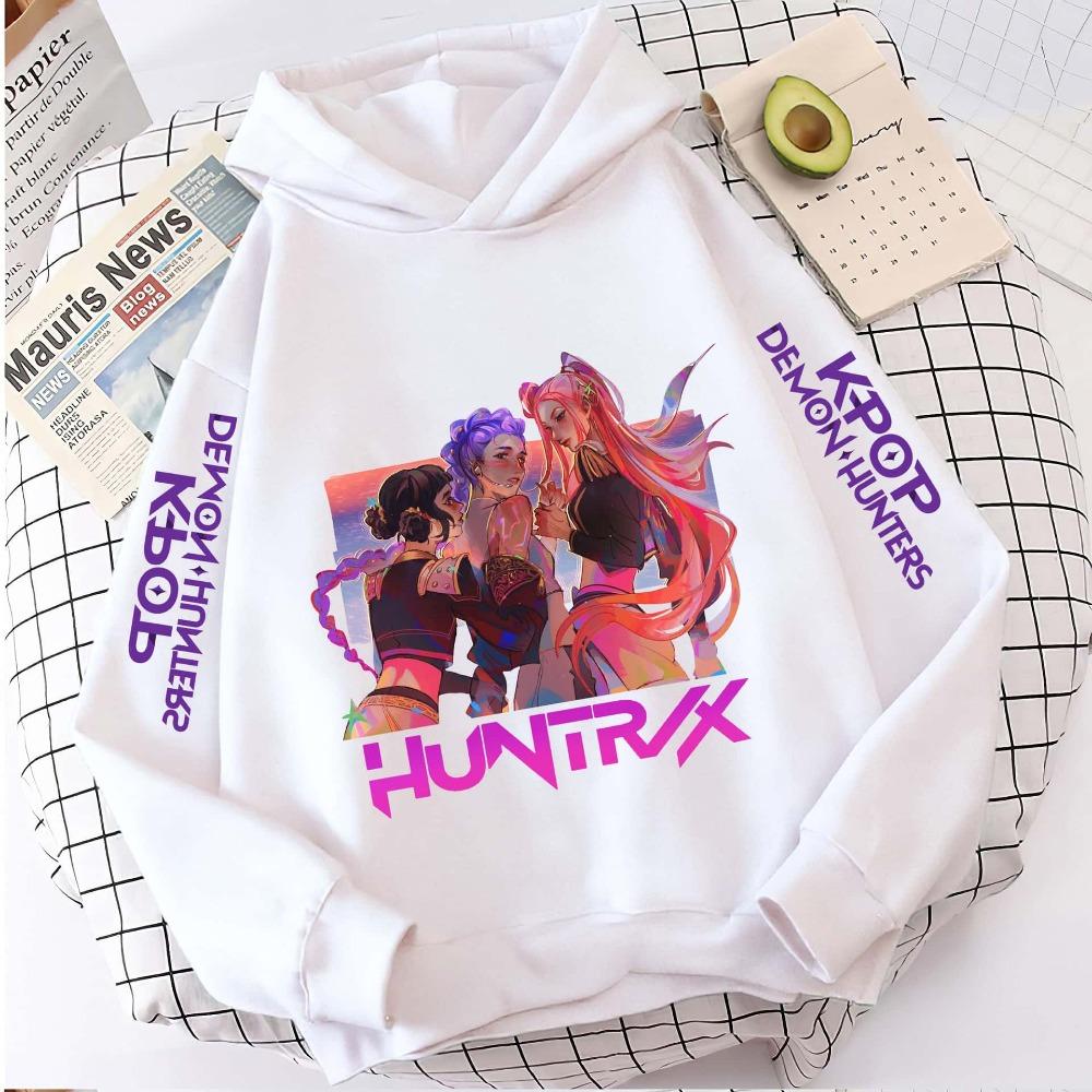 K-pop Devil Hunter Hoodie Girls' Long Sleeve Jacket Saja Children's Printed Hoodie Fashion Hoodie Children's Top