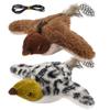 Flapping Bird Cat Toy Electric Interactive Pet Game Remote Chirping Cat Bird Toy for Teething Exercise Boredom Indoor Outdoor