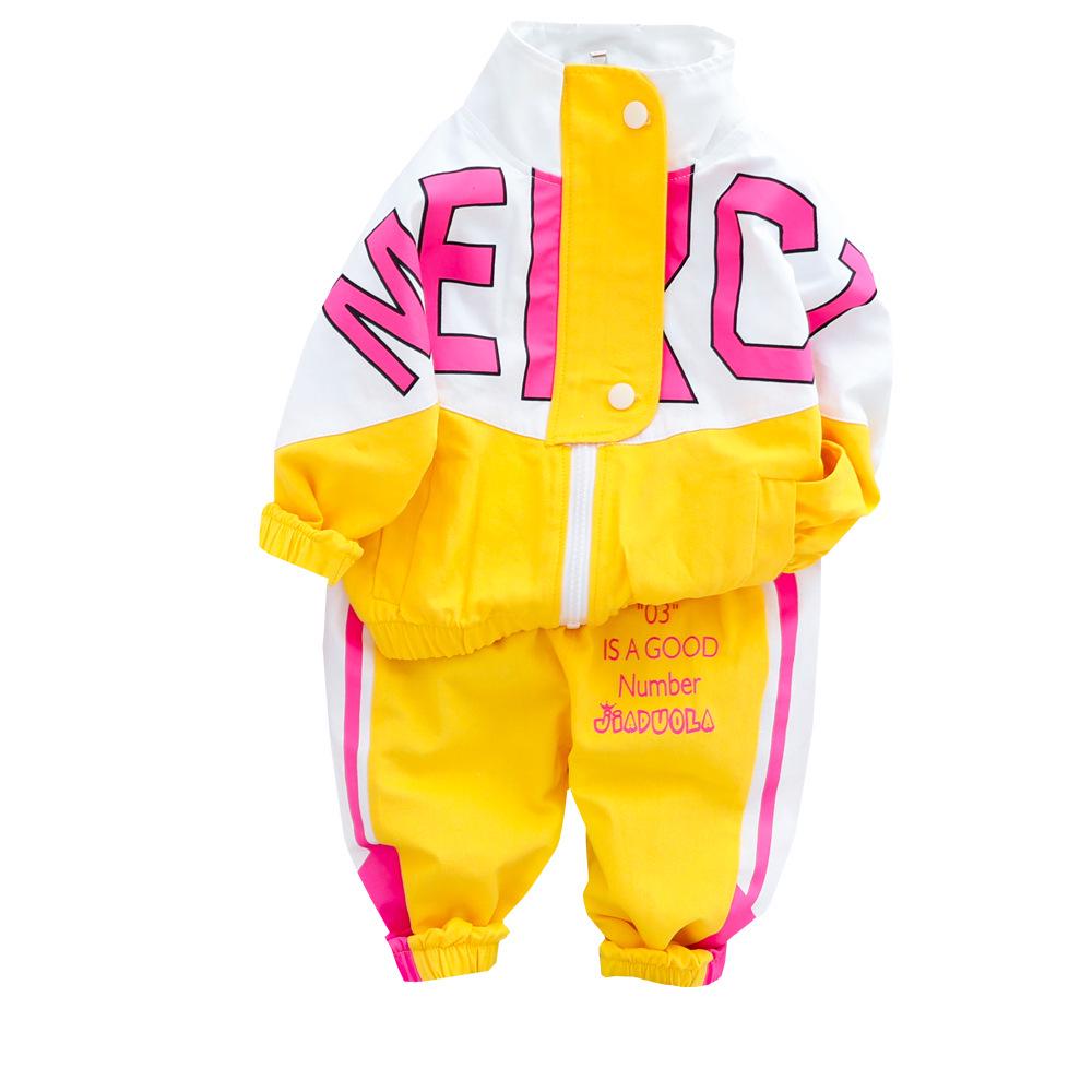 Girls' Spring & Autumn Two-Piece Set - Korean Fashion for Infants & Toddlers