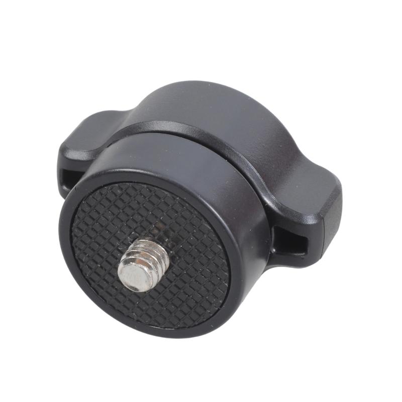 Female 17mm Ball Joint Socket to 1/4-20 Male Screw Mount Adapter Head Wide Compatibility with Camera Accessories