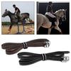 2Pcs Stirrup Leathers Equestrian Gear 1.35 M Length Supplies Premium Horse Riding Equipment with Stainless Steel Buckles