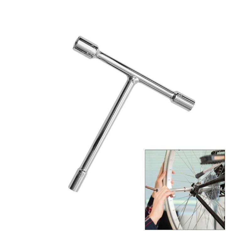 3 Way Metric T-Socket Wrench 8mm, 10mm, 12mm, T-type Socket End Motorcycles, ATV Bicycles Repair Wrench Tools