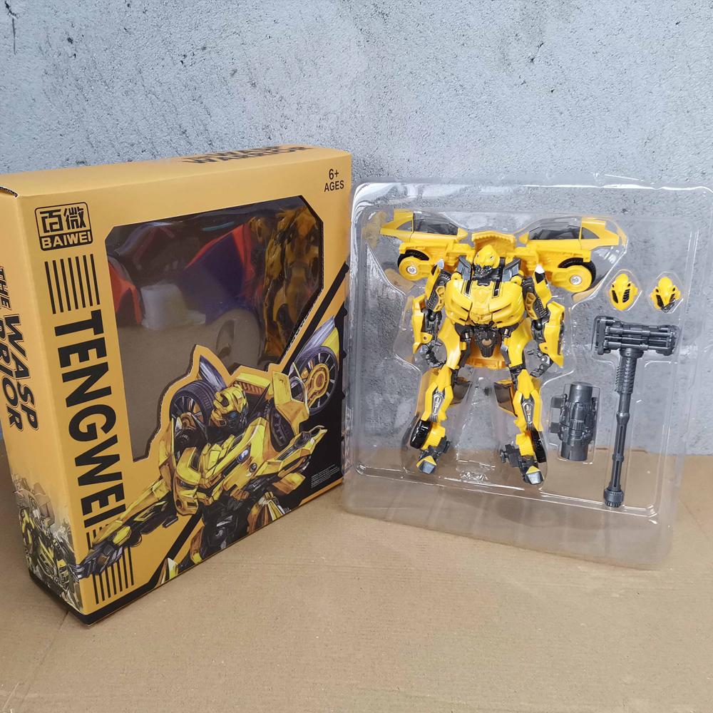 Sentinel Prime Transformation Toys Fire Engine Hornet Warrior Model Action Figure Deformed Robot BAIWEI TW1025 SS61 SS49 Poseable Articulated Scale