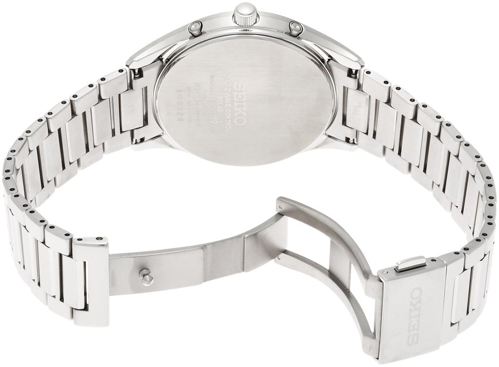 Seiko Watch Dolce Solar Watch SADZ185 Silver Radio-Controlled Men's