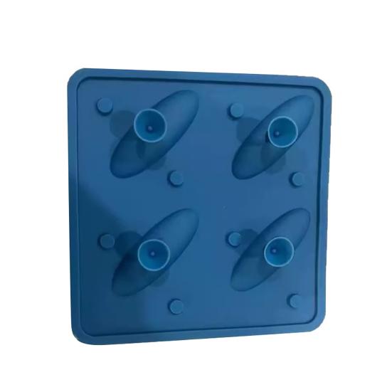 

Silicone Ice Cube Mold Shark Shape 4-Grid Flexible Non-Stick Ice Tray for Whiskey Cocktails Juices BPA-Free Dishwasher Safe Multi-Purpose Mold