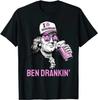 Retro Ben Drankin Irish Ben Franklin Saint Patricks Day Funny Graphic T Shirt