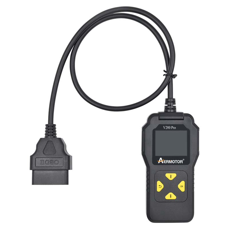 OBD2 skener autodiagnostické nástroje OBDII čtečka kódů pro diagnostiku motoru kontrolka napětí baterie testování 10 jazyků podporuje