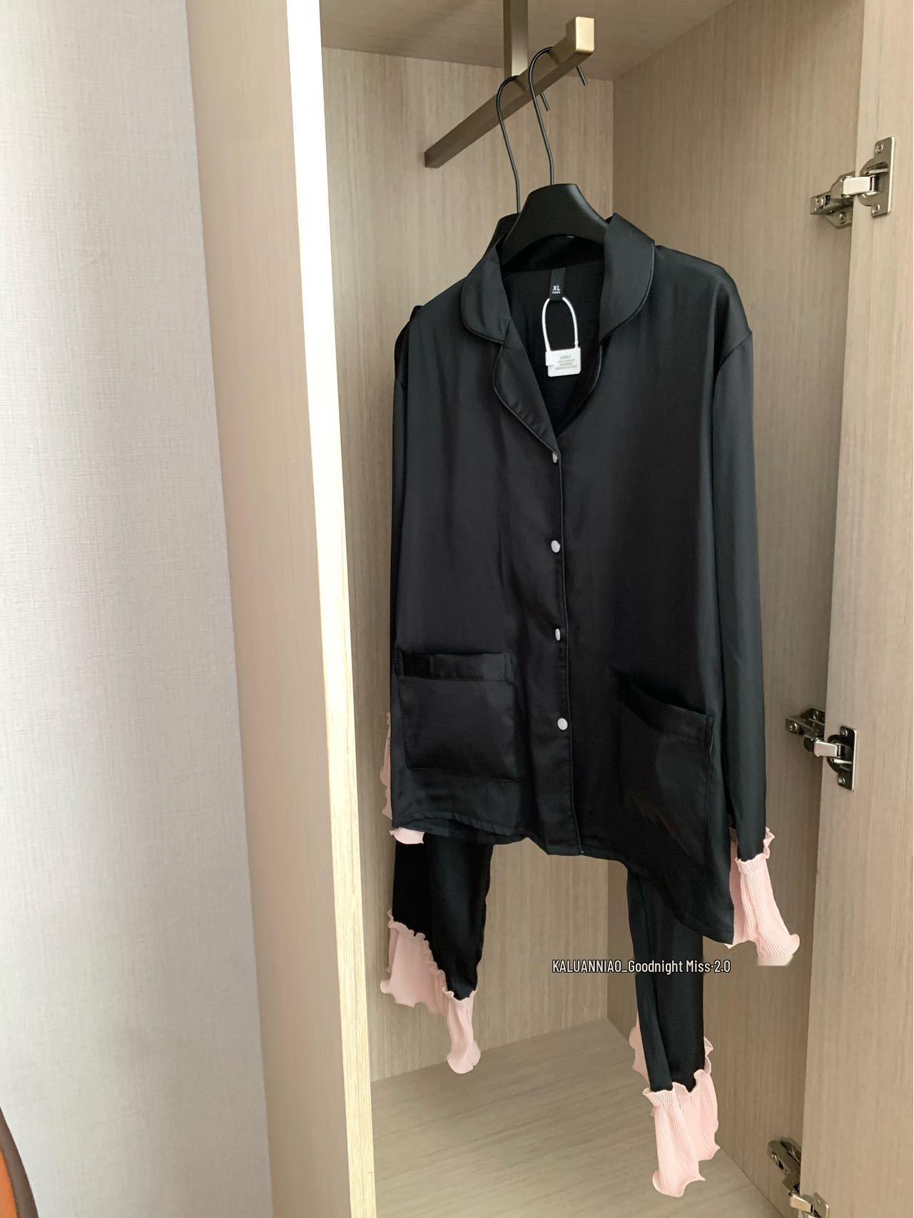 

Good Night Young Lady 2.0 - Женская шелковистая пижама из ледяного шелка, Домашняя одежда высокого класса XL (115-130 lbs)