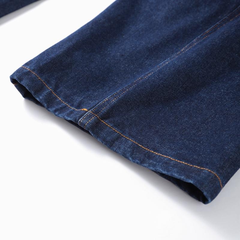 Damskie Zestawy Jeansowe Marynarka Jeansowa Jednorzędowa Topy Spodnie Szerokie Nogawki Wysoki Stan Moda Y2K High Street Zestaw