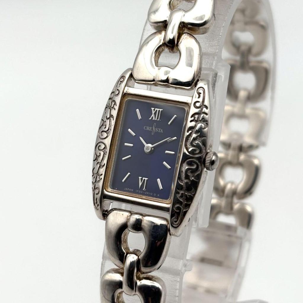 [USED] SEIKO CRESTA SILVER 925 quartz solid silver watch