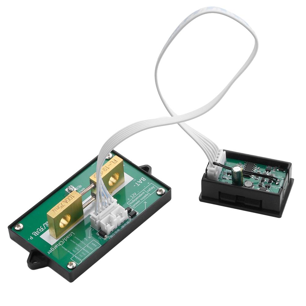 DC7200 9-in-1 Voltmeter, Ammeter and Wattmeter, DC 7–200 V, 1.14-inch LCD Bidirectional Coulometer, Automotive Monitor