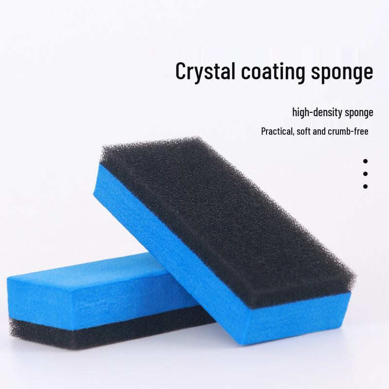 High-Density Double-Sided Car Detailing Sponge for Paint, Glass Coating, Waxing, Polishing, and Cleaning