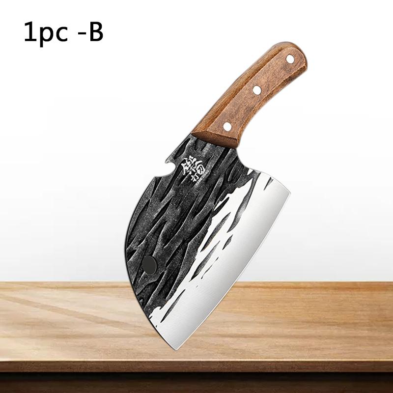 Professional Meat Cleaver Chopping Knife Cutting Kitchen Chopping Knives Utility Boning Stainless Steel Fruit Fish Butcher Knife