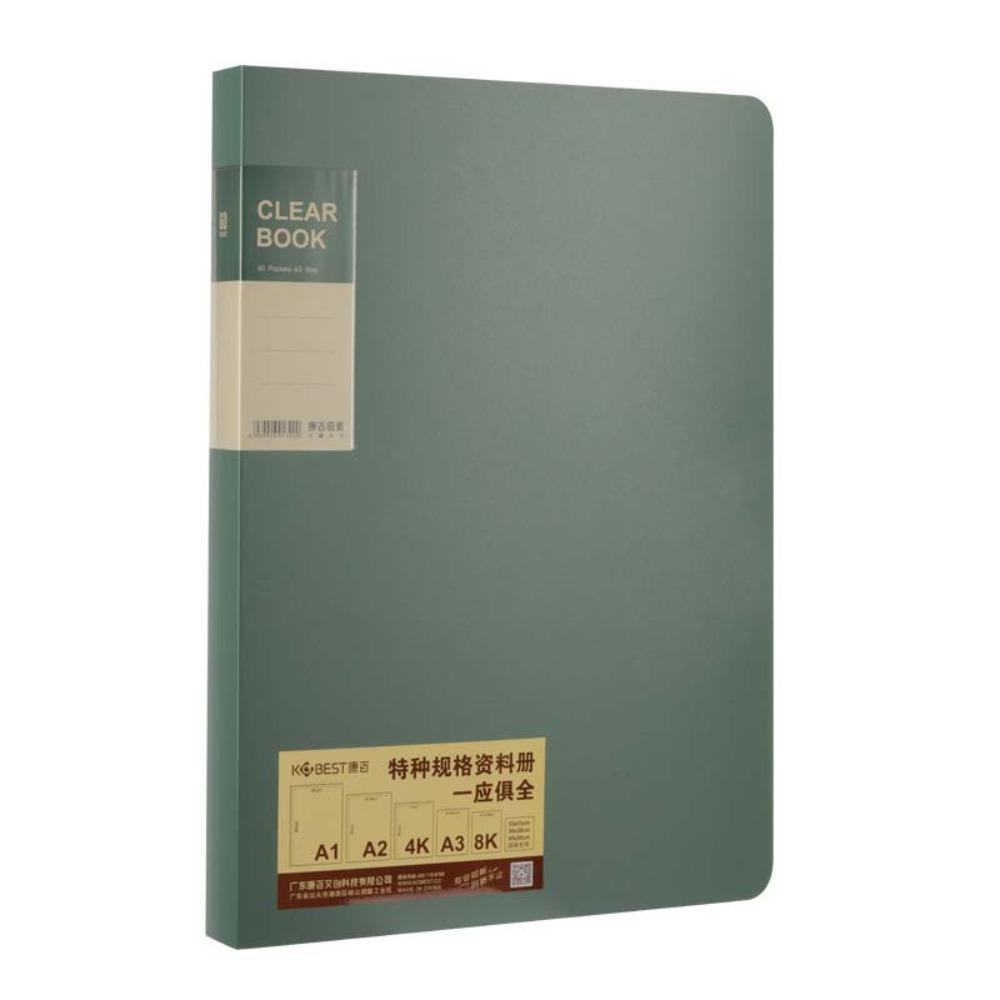 

Multifunctional Large Portfolio Sketch Folder Thickened Album Document Bag Student зелёный