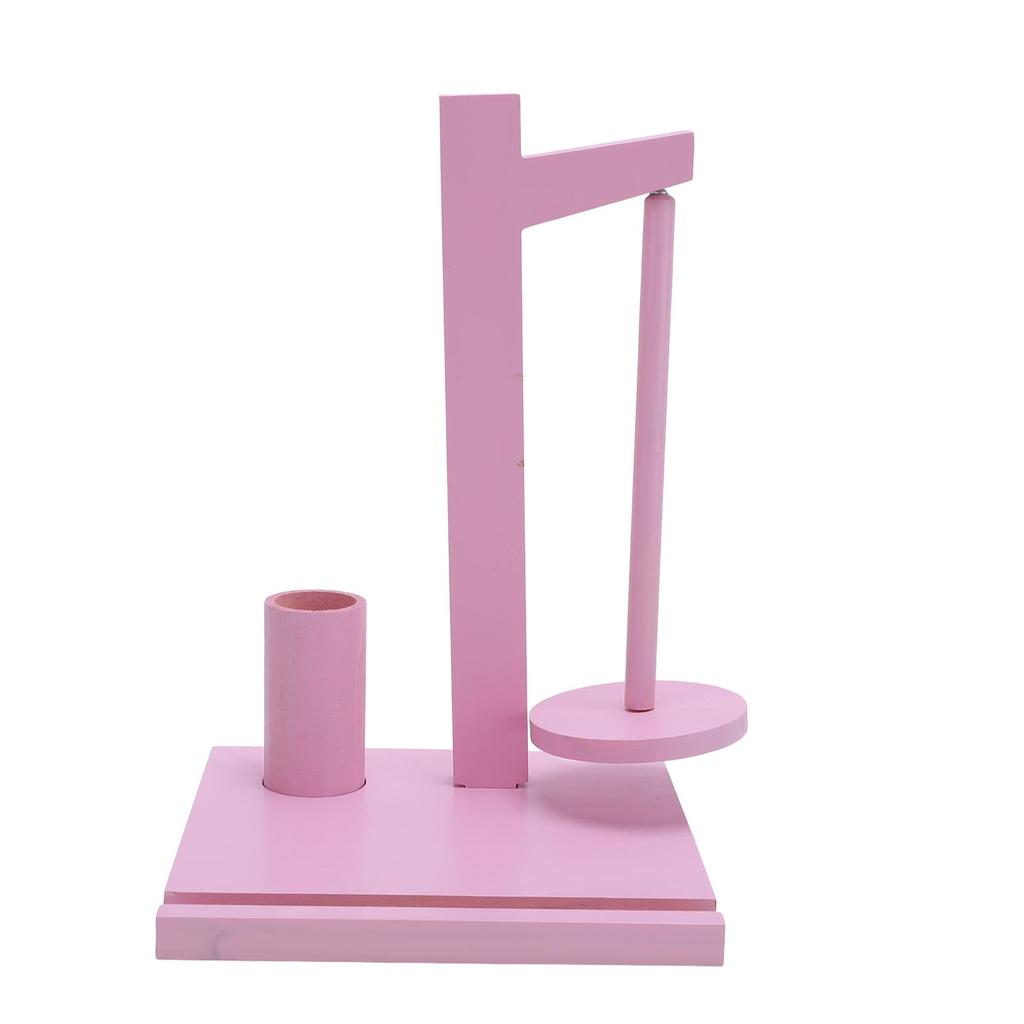 Yarn Holder with Hook and Phone Stand Multi Functional Wooden Crochet Yarn Holder Spinner for