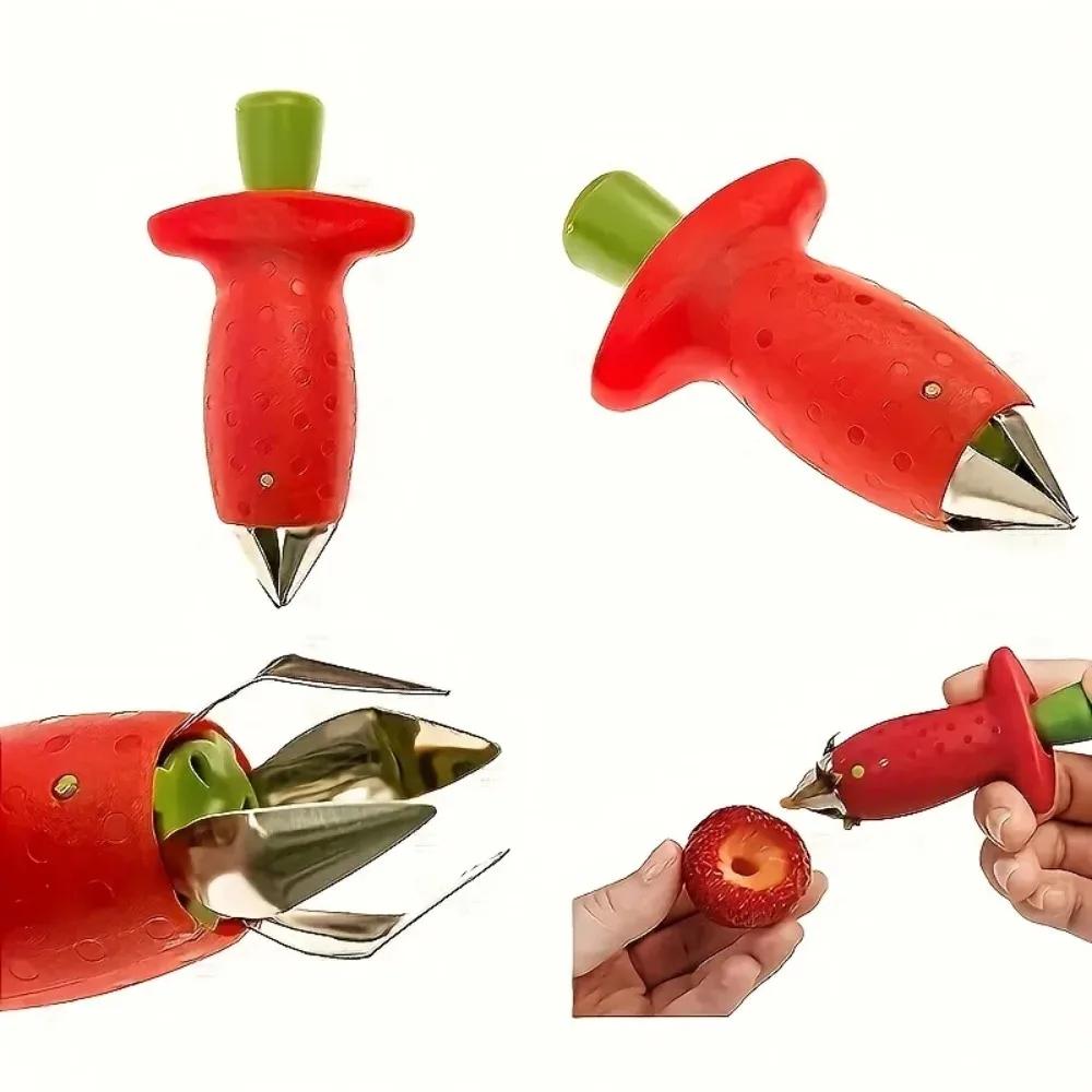 Mini Essential Remover Tomato Strawberry Stem Stem Remover Pineapple Hole Seed Remover Vegetable Cutter Kitchen Gadget