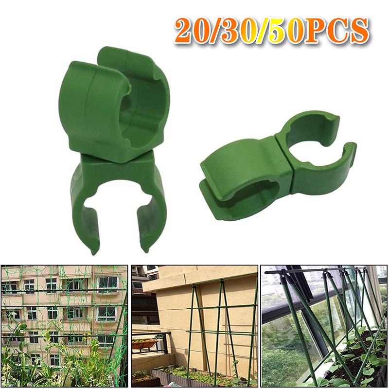 Otzoan - 50 Connettori Per Piante Da Giardino, Per Traliccio Da Giardino, Per Rampicanti In Rattan, Con