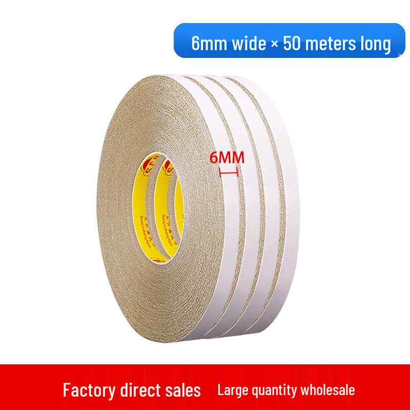 High-Viscosity Ultra-Thin Double-Sided Tape for Strong Adhesion, Kids' Planners, Student DIY, or No-Trace Paper Projects