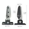 2Pcs Bike Rear Pedals Non Slip Foldable Foot Pegs for BMX Replacement