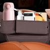 Car Seat Slot Storage Box Side Seat Filler Multipurpose Storage Box Leather Crevice Storage Organizer For Car Seat Slot Filler