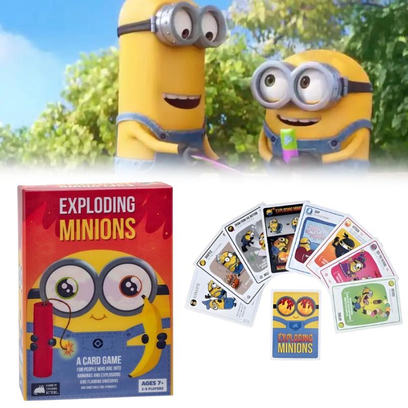 Exploding Minions Card Game With Interactive Fun For Family And Friends