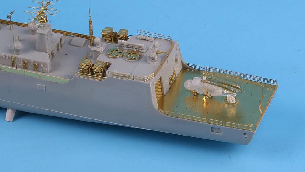 Tetra Model Works SE-Serie für Zerstörer Typ 052C der chinesischen Marine, Kunststoff-Modellteile SE7034, 1/700 (für TR)