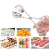 Non-Stick Kitchen Cooking Tools Meatball Scoop Ball Maker Mold Stainless Steel Meat Baller Tongs Cookie Scoop