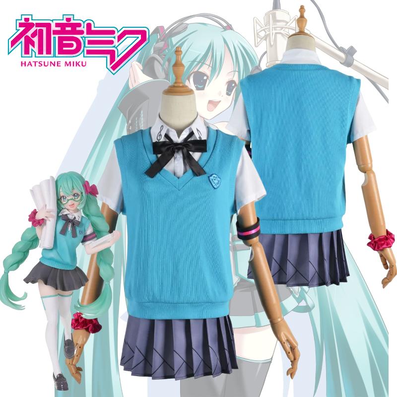 Miku 16th Hatsune Anniversary Cosplay Jk Uniform Costume Party Outfit Halloween