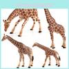 Simulated Giraffe Animal Models Desktop Ornaments For Educational Play And Collectors