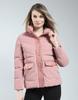 Doudoune pour femme coupe régulière unie manches longues