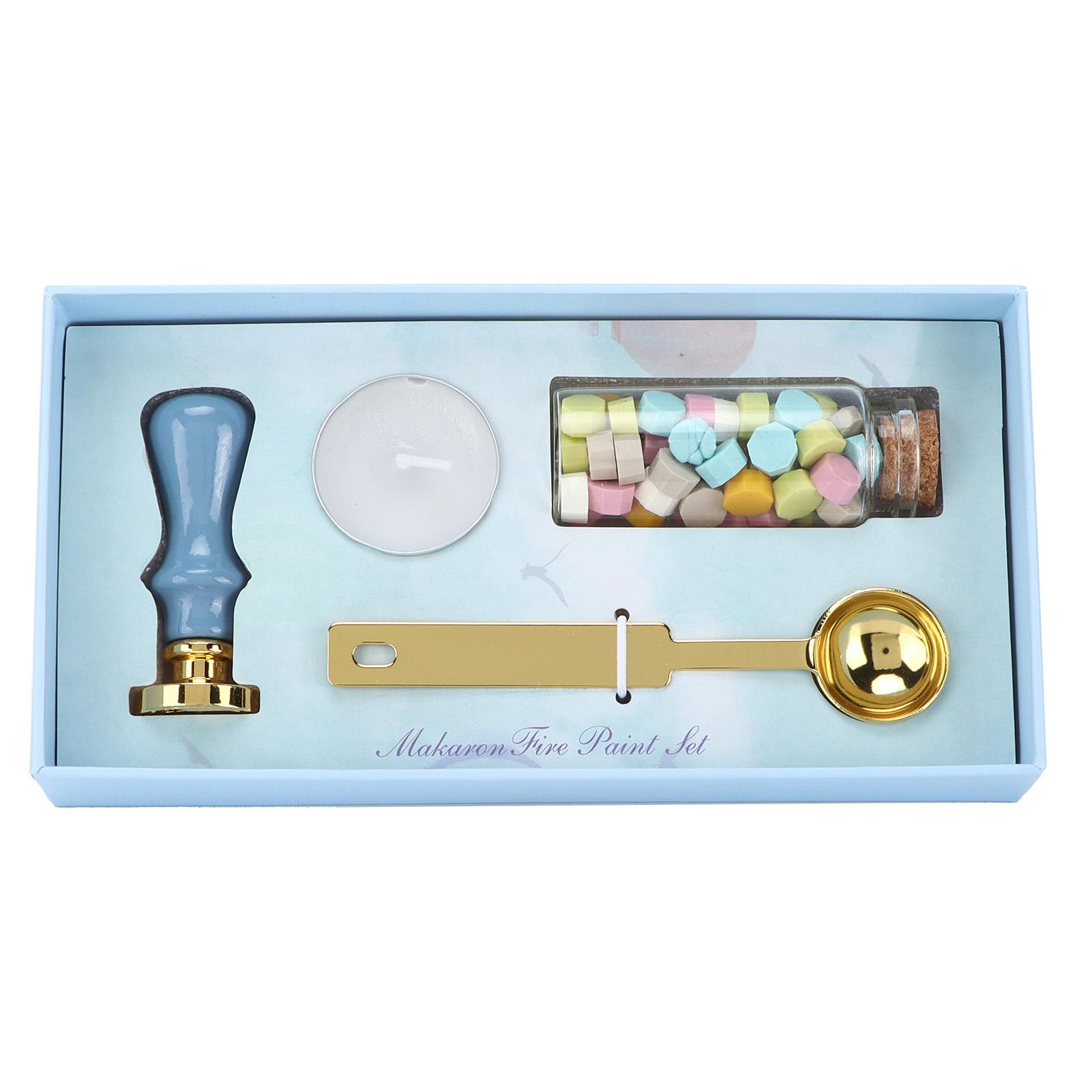 

Набор штампов для восковой печати Прозрачный узор Прочный DIY Классический набор для запечатывания для конвертов приглашений свадьбы