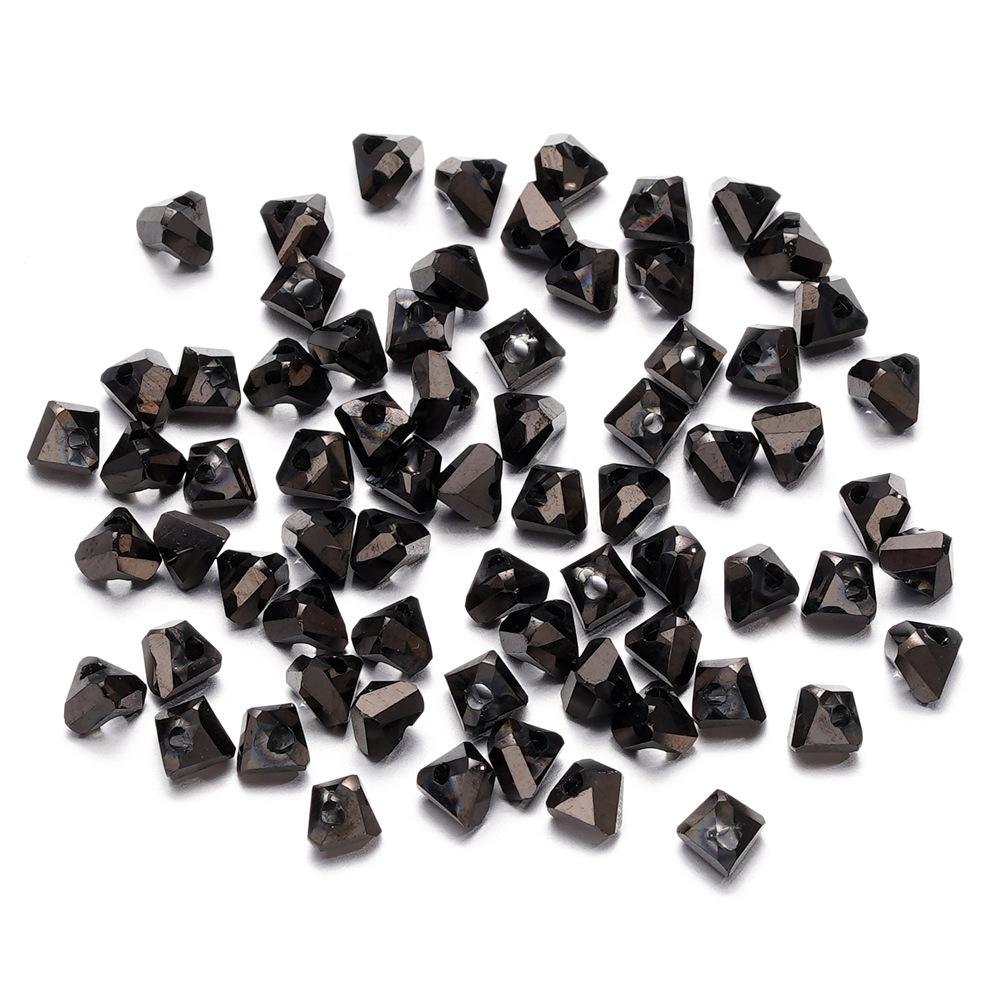 

Гальванизированные стеклянные хрустальные бусины-треугольники 4 мм/6 мм для DIY серег и браслетов. Pack of 100