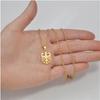 Collana Pendente alla Moda e Unica con Aquila Emblema Nazionale in Acciaio Inossidabile