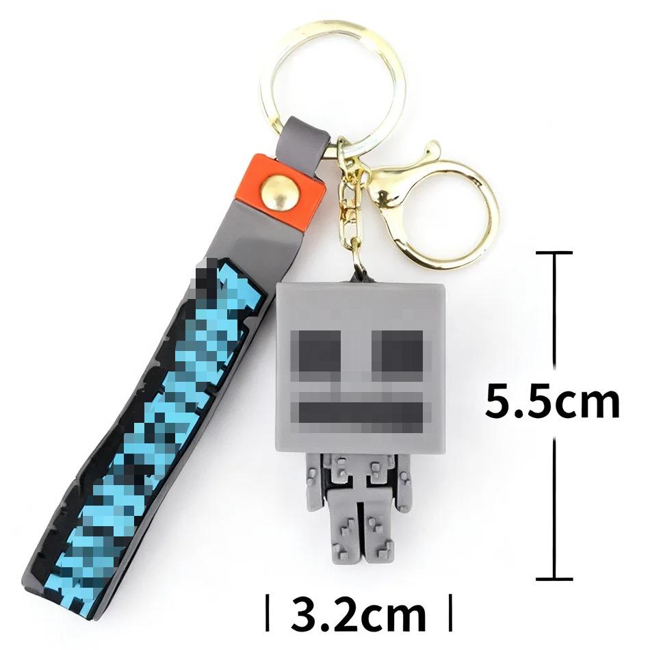 

Trendy Acrylic Key Ring with Cartoon Characters Bag Charm Backpack Pendant Car Keyring - Fun Gift for Friends Long Lasting