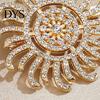 Clothes Brooch Rhinestone Flower Pin, Bow Deer Red Lip Lapel Anti-tarnish Dress Suit Hat Bag Clothing Accessories, Elegant Jewelry for Women