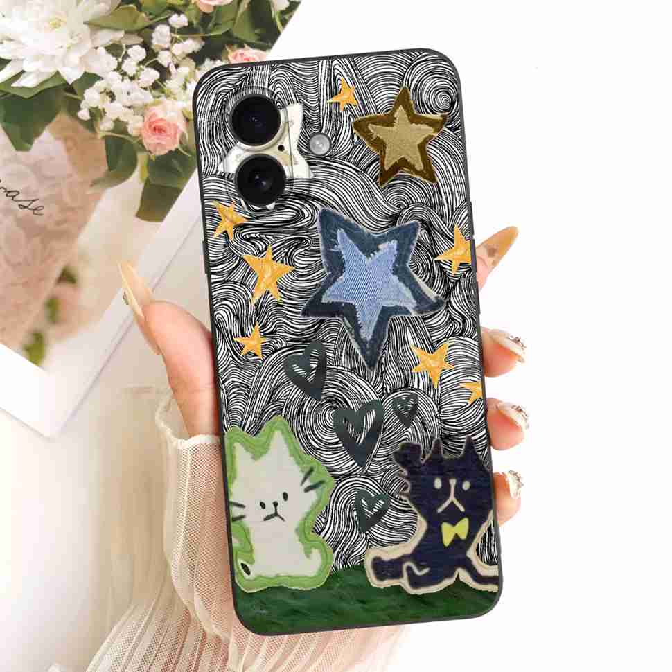 

Simple Design For iPhone 16 6.1 A3287 A3081 Case Soft Silicone Back Cover For iPhone 16 A3286 A3288 Shockproof Phone Cases iPhone 16