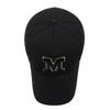 Women's Spring and Autumn New Fashion M Letter Pineapple Cloth Baseball Cap Men's Versatile Outdoor Shade Baseball Cap Sunscreen Hat